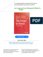 The Power To Arrest Lessons From Research Robin S. Engel Download PDF