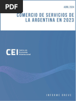 Comercio Exterior de Servicios 2023