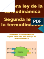 1° y 2° Leyes de La Termodinámica