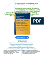 Advances in Additive Manufacturing, Modeling Systems and 3D Prototyping: Proceedings of the AHFE 2019 International Conference on Additive Manufacturing, Modeling Systems and 3D Prototyping, July 24-28, 2019, Washington D.C., USA Massimo Di Nicolantonio download pdf