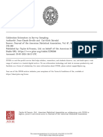 Deville CalibrationEstimatorsSurvey 1992