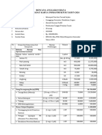 Rencana Anggaran Biaya Padat Karya 2024