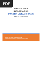 MODUL AJAR INFORMATIKA 8 - PRAKTIK LINTAS BIDANGdocx