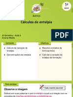 Cálculos de Entalpia: Química