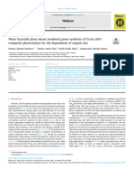 Water Hyacinth Plant Extract Mediated Green Synthesis of Cr2O3 ZnO - 2021 - Hel