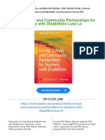 Family, School, and Community Partnerships For Students With Disabilities Lusa Lo Download PDF