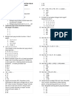 Soal Ulangan Semester Matematika Kelas Vi Semester 1 Tahun 2023