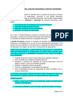 Aula N.º 01 - Função Financeira, Análise Financeira e Gestão Financeira