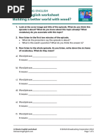 6 Minute English Building A Better World With Wood Worksheet