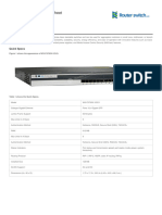 Ws c3750x 12s S Datasheet