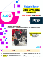 Materi Training NASIONAL QRIS CPM ALFA (Kode Walle - 240305 - 161331