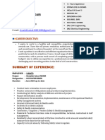 Muhammad Shoaib Safety Officer CV-1