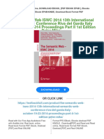 Instant Download The Semantic Web ISWC 2014 13th International Semantic Web Conference Riva Del Garda Italy October 19 23 2014 Proceedings Part II 1st Edition Peter Mika PDF All Chapter