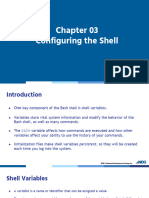 Configuring The Shell