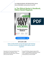 Gray Hat Hacking: The Ethical Hacker's Handbook, Fifth Edition Daniel Regalado