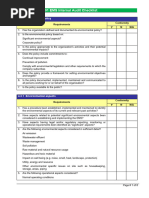 Checklist Iso14001