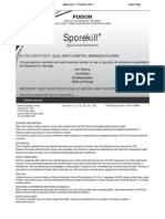 Sporekill Leaflet