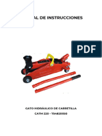 Manual de Instrucciones: Gato Hidráulico de Carretilla CATM 220 - 754820050