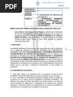 Demanda de Inscripcion Extemporanea de Partida de Nacimiento