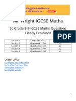 50 IGCSE Maths Questions Clearly Explained