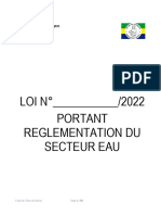 Loi N Portant Reglemantation Du Secteur Eau 112347