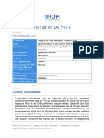 Desciption Du Poste