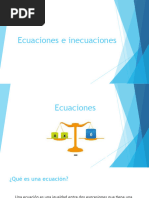 Ecuaciones e Inecuaciones