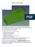 Crear Una Pieza Simple Con PartDesign