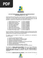 Acta de Fundacion Pte