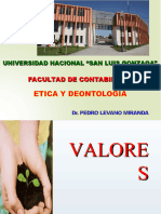 Sesion #1 Los Valores