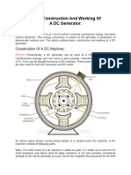 Basic Construction and Working of A DC Generator