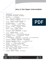 English Vocabulary in Use Upper Intermediate3 Level Test