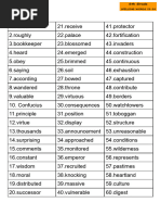 6th Grade SPELLING LIST 23-24.