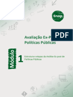 Módulo 1 - Estrutura e Etapas Da Análise Ex Post de Políticas Públicas