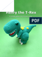 Henry The T-Rex: A Crochet Pattern by Erinmaycrochet