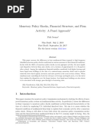 Paper - 2019 - Monetary Policy Shocks, Financial Structure, and Firm Activity