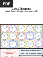 Lesson 1 Circle Theorems Angle Formed From A Diameter