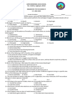 Diagnostic Test Science 9