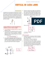 Movimiento Vertical de Caída Libre MCC