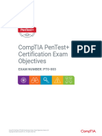 Comptia Pentest pt0 003 Exam Objectives (2 0)