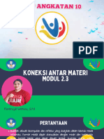 Koneksi Antar Materi Modul 2.3