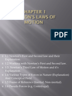 Newtons Laws of Motion