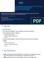 Microsoft Security Days - Azure Sentinel Better Together Final Slides - Share