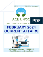 February 2024 ACE UPPSC Current Affairs Compilation