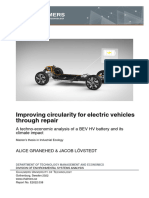 Improving Circularity For Electric Vehicles Through Repair