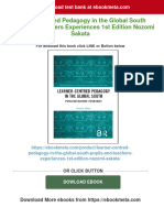 Get Learner Centred Pedagogy in The Global South Pupils and Teachers Experiences 1st Edition Nozomi Sakata Free All Chapters