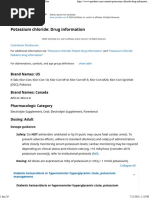 Potassium Chloride - Drug Information - UpToDate