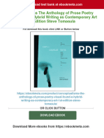 Conceptualisms The Anthology of Prose Poetry Visual Found E Hybrid Writing As Contemporary Art 1st Edition Steve Tomasula