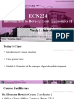 ECN224 - Module 1 Introductory Class