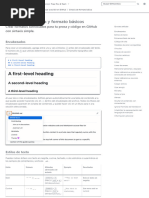 Sintaxis de Escritura y Formato Básicos - Documentación de GitHub